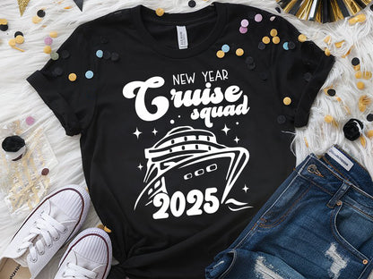 New Year Cruise Squad 2025 SVG