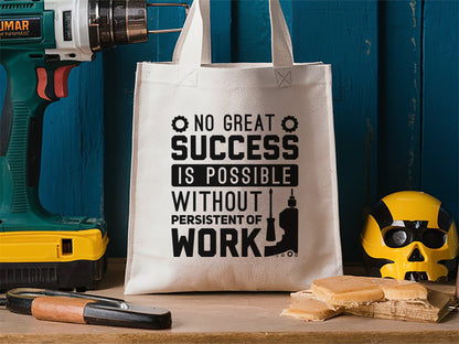 No Great Success is Possible without Work, Labor SVG