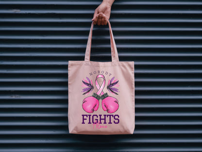 Nobody Fights Alone - Breast Cancer Awareness Sublimation