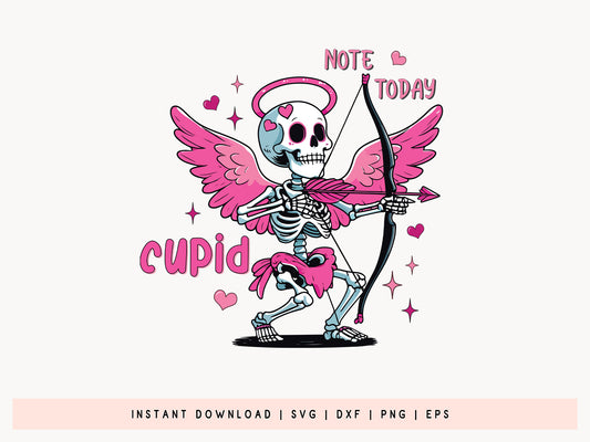 Not Today Cupid - Coquette Valentine PNG Sublimation