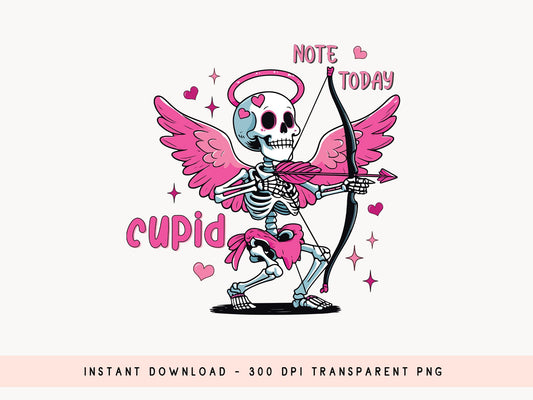 Not Today Cupid - Coquette Valentine PNG Sublimation