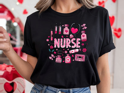 Nurse Coquette Valentine Sublimation Design Free