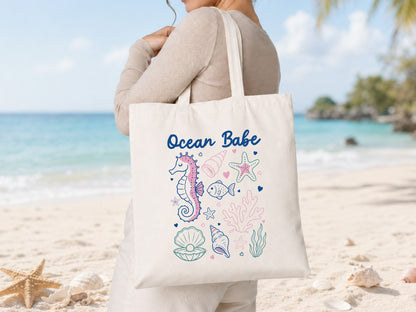 Ocean Babe, Coastal Summer PNG Sublimation