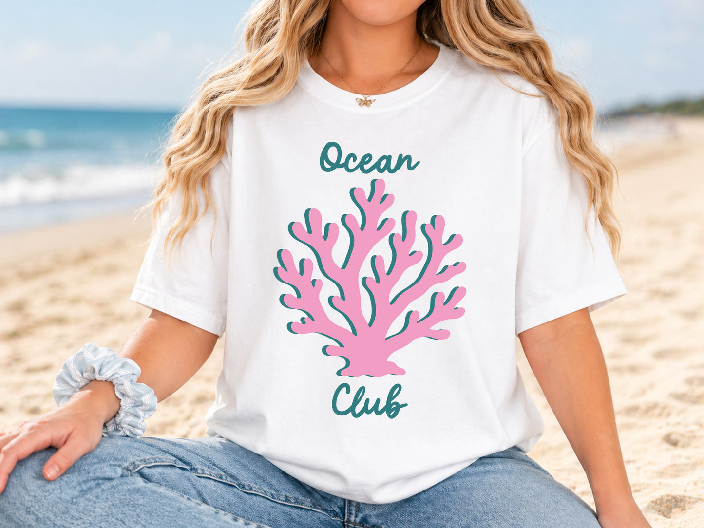 Ocean Club, Coastal Summer Sublimation PNG