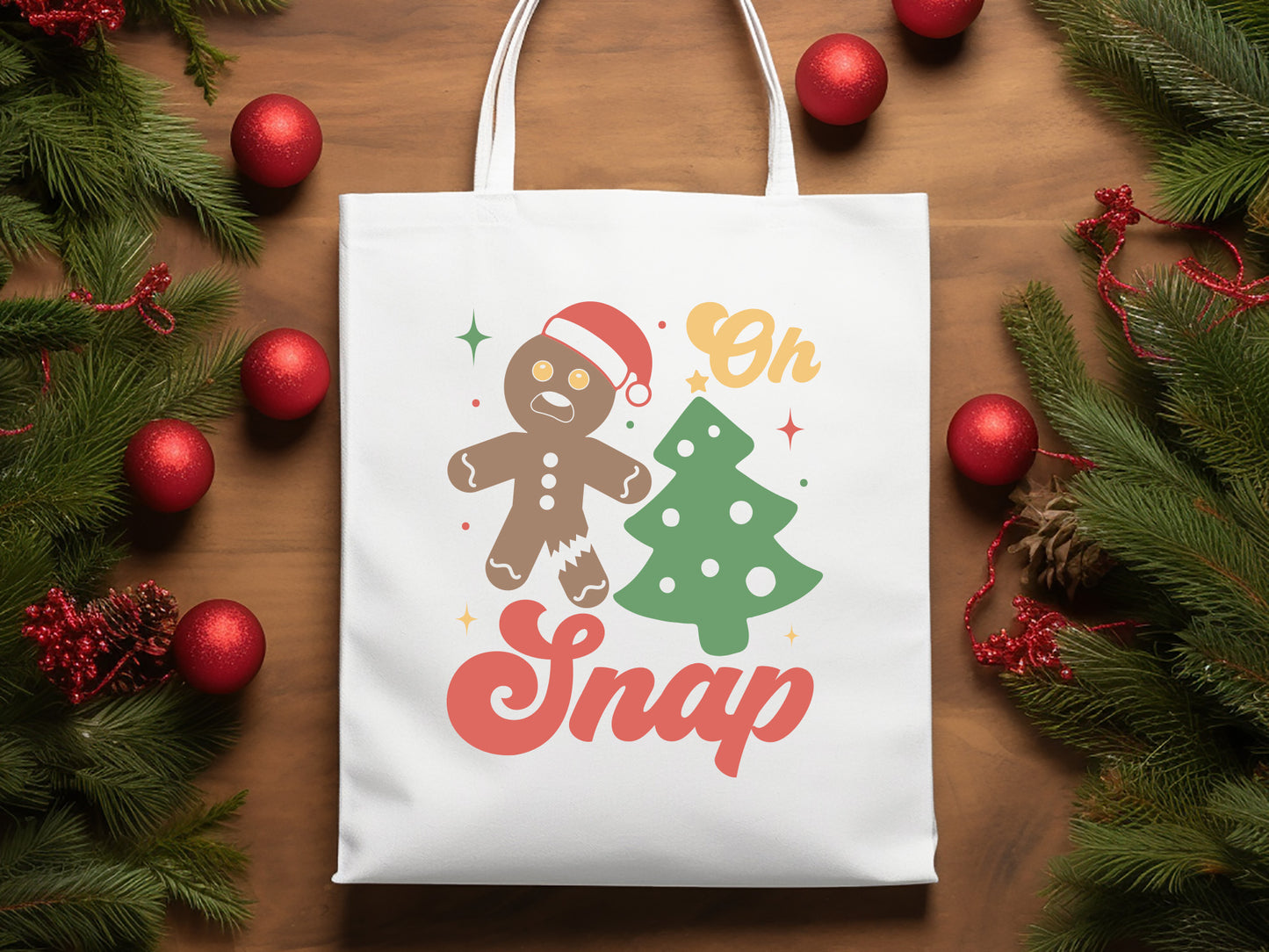 Oh Snap - Retro Christmas SVG Design