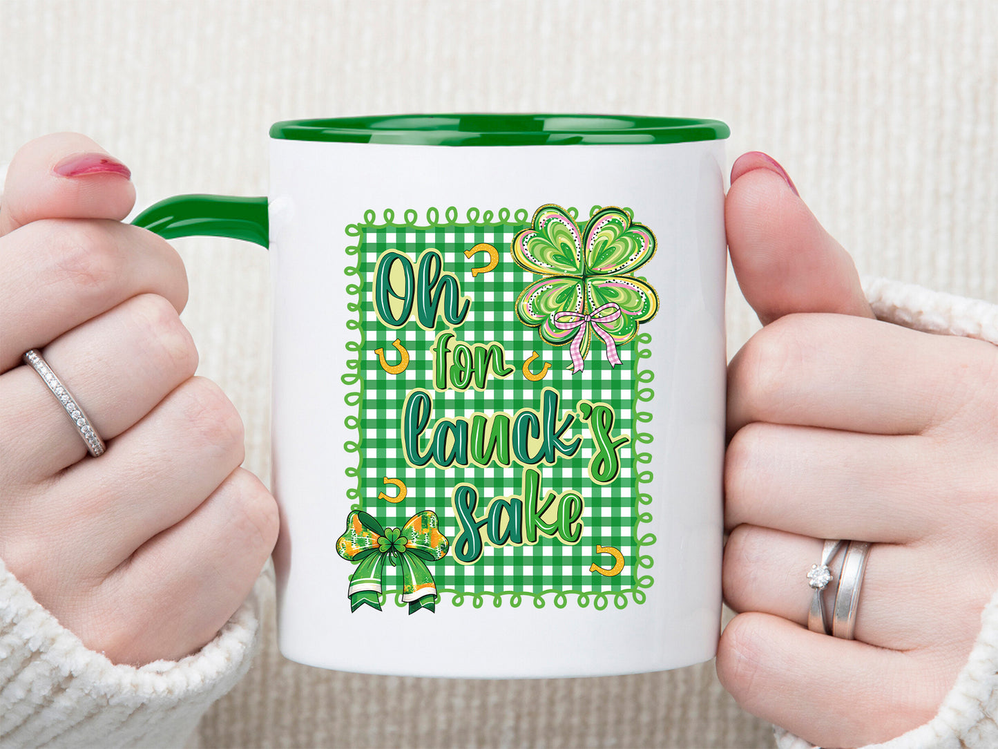 Oh for Lack's Sake, Preppy St Patrick's PNG Design