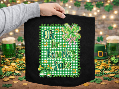 Oh for Lack's Sake, Preppy St Patrick's PNG Design