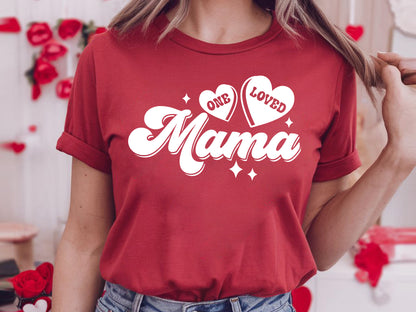 One Loved Mama - Retro Valentine Craft SVG