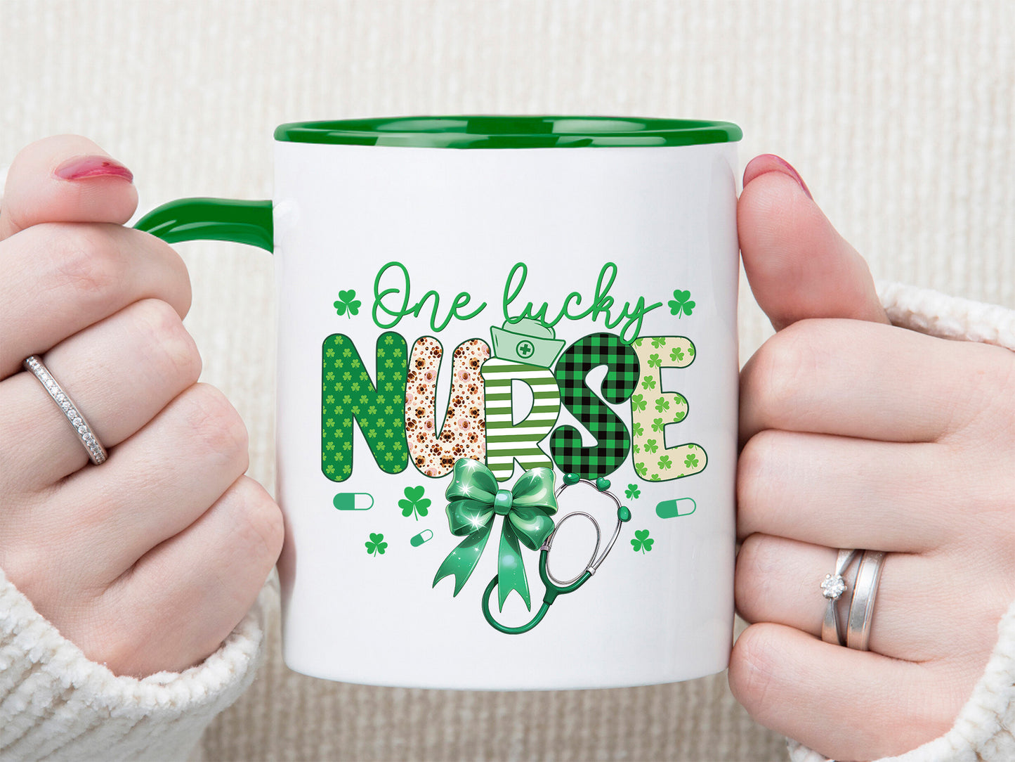 One Lucky Nurse, Coquette St Patrick's Day Sublimation