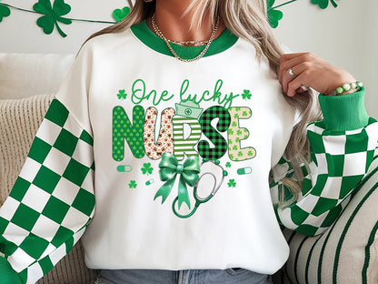 One Lucky Nurse, Coquette St Patrick's Day Sublimation