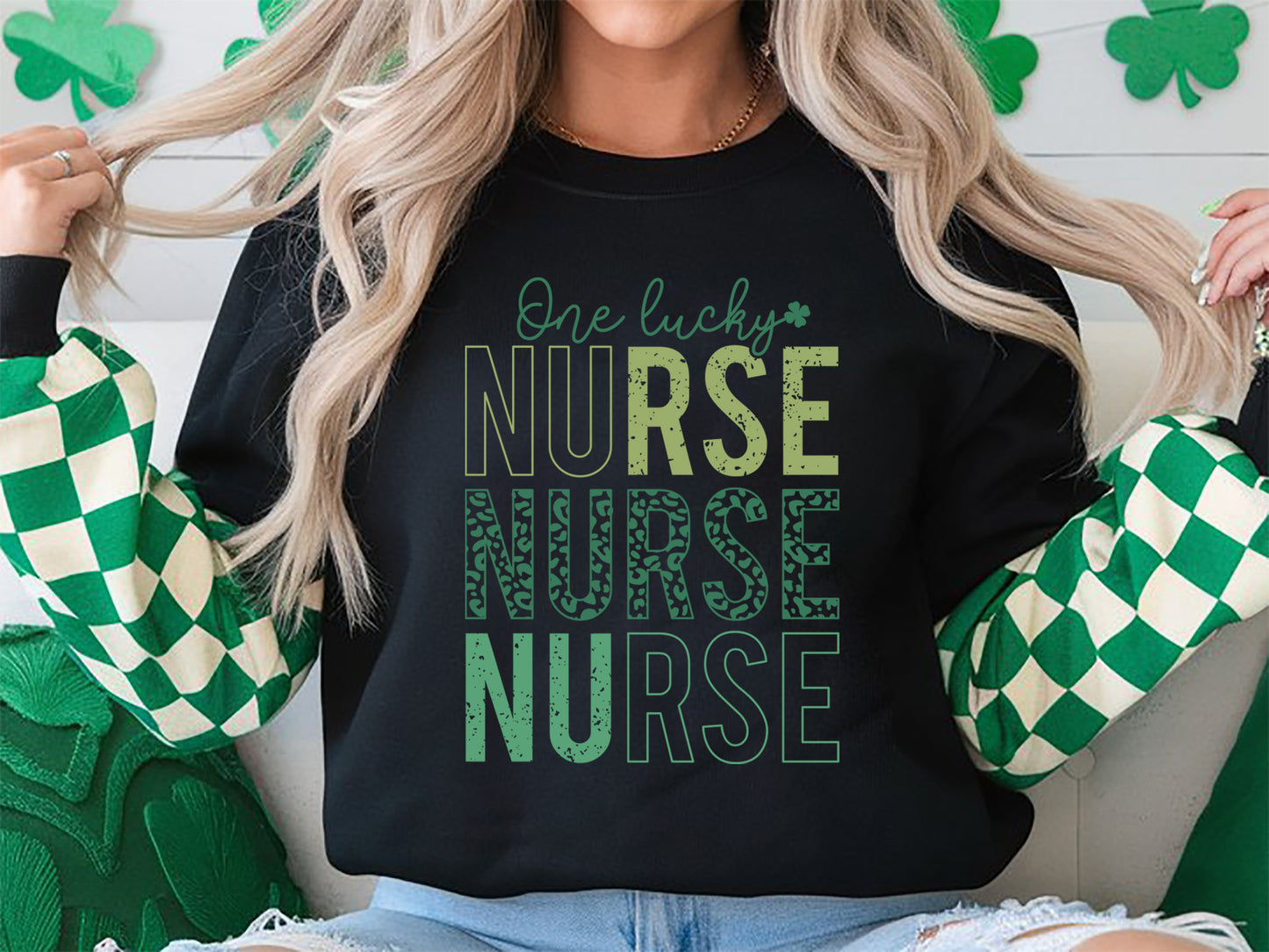 One Lucky Nurse, St Patrick's Day SVG Vector