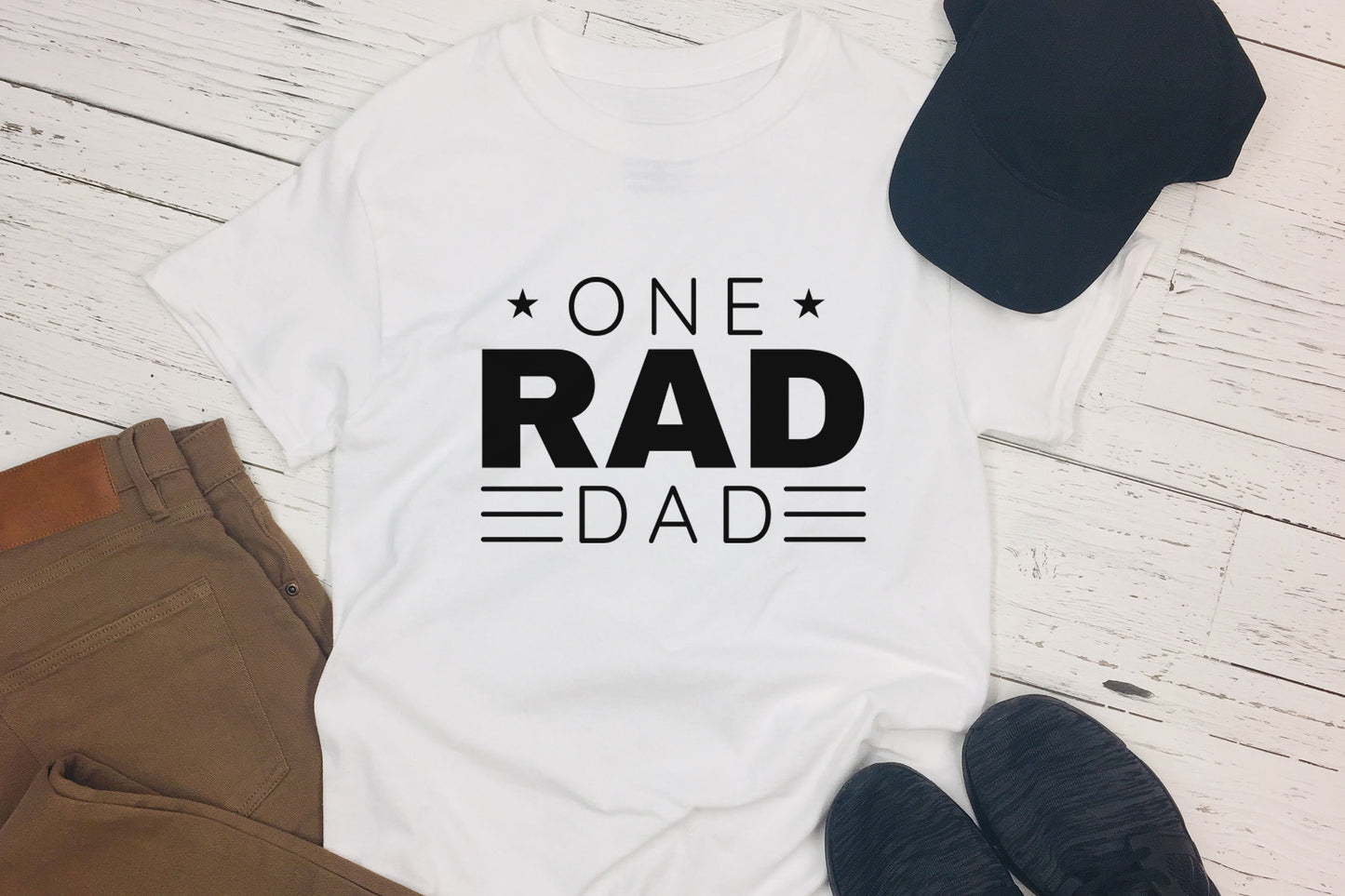 One Rad Dad, Funny Father's Day SVG