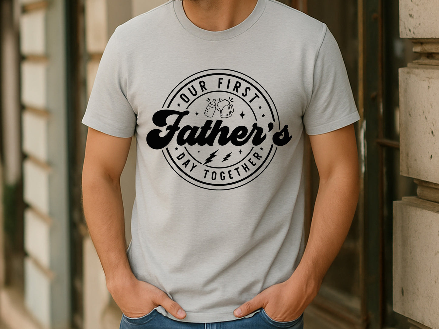 Our First Father's Day Together SVG Cut File