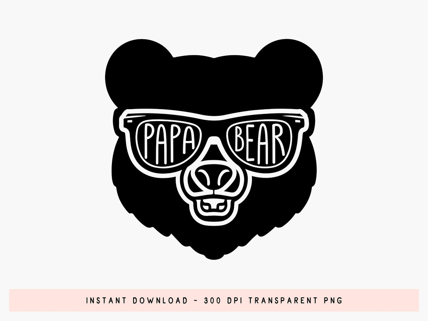 Papa Bear, Father's Day Cricut SVG