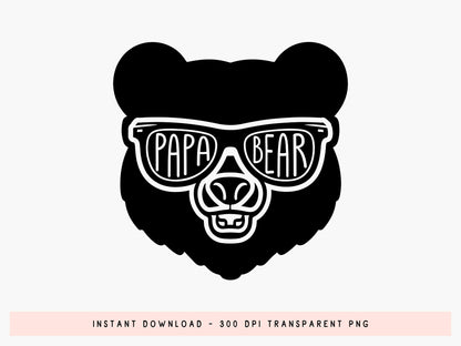 Papa Bear, Father's Day Cricut SVG
