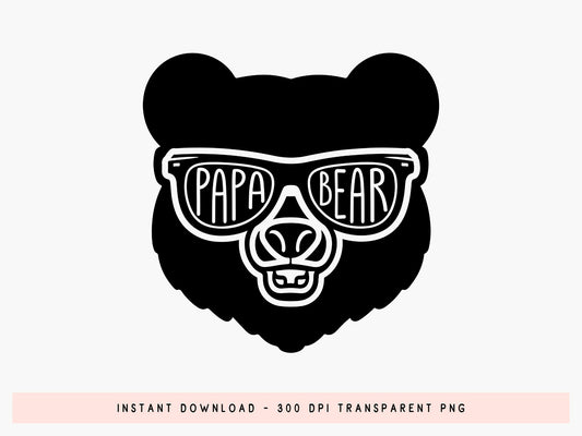 Papa Bear, Father's Day Cricut SVG