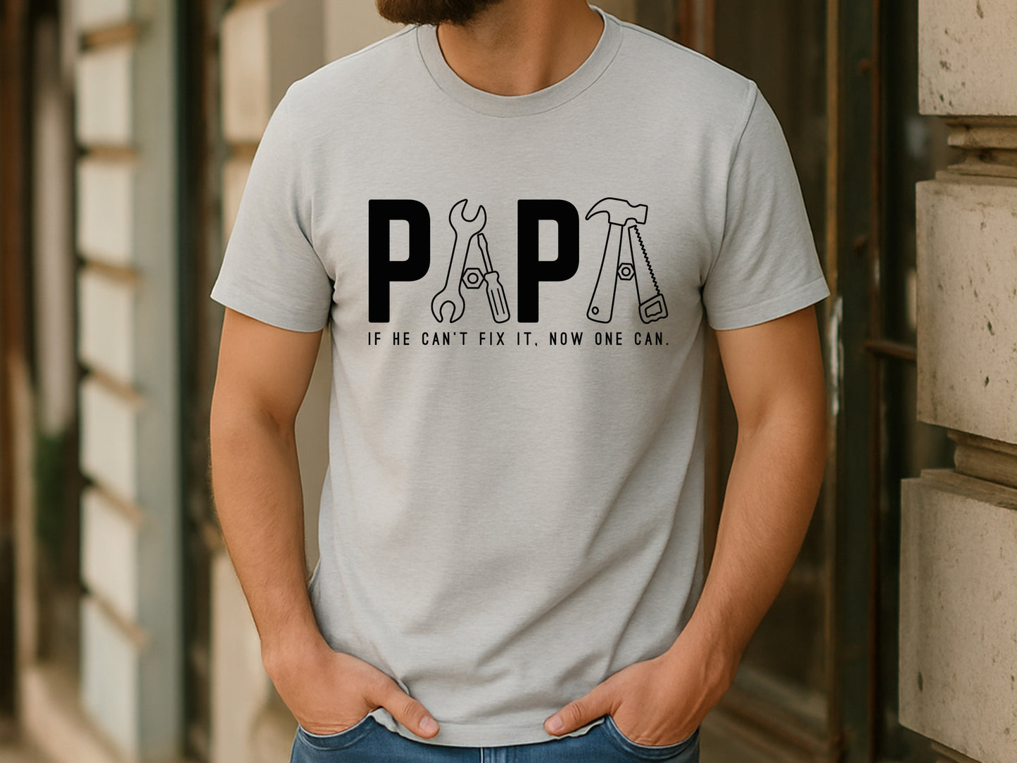 Papa If He Can't Fix No One Can, Fathers Day SVG Free