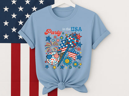 Party In The USA, Funny 4th of July Sublimation