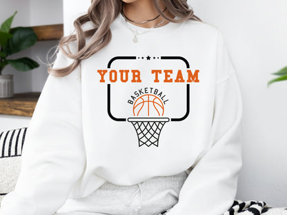 Personalized Basketball Team Name SVG
