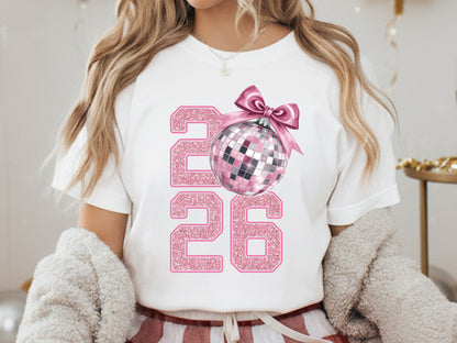 Pink Coquette 2026 New Year Sublimation