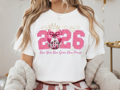 Pink Coquette New Year Grace Praise Sublimation
