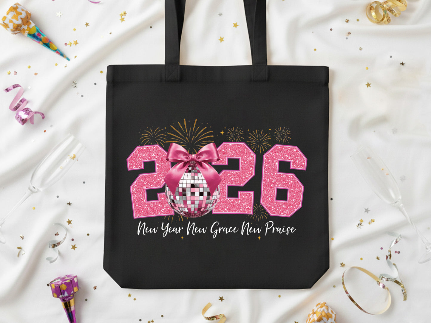 Pink Coquette New Year Grace Praise Sublimation