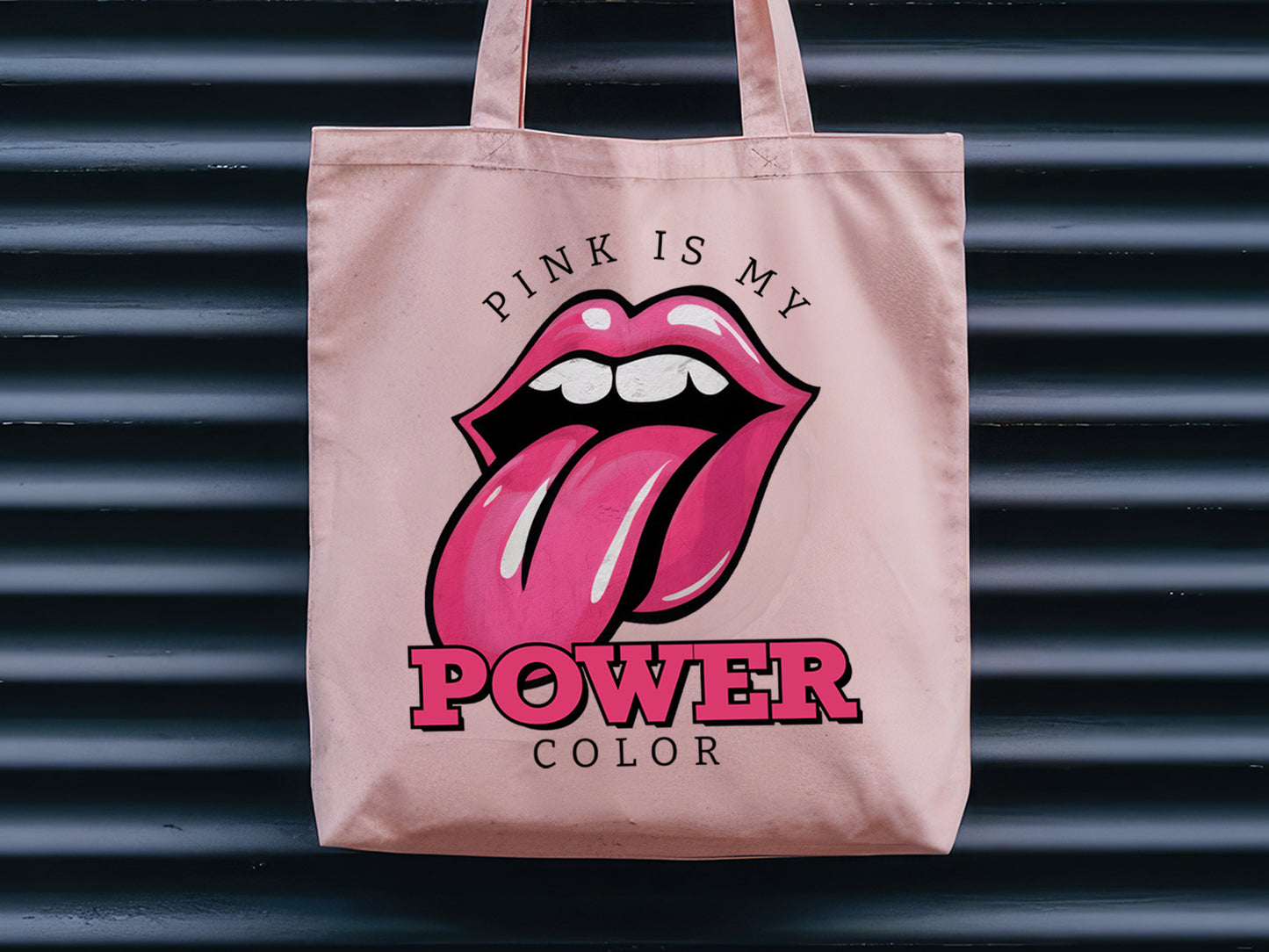 Pink is My Power Color - Breast Cancer Sublimation PNG