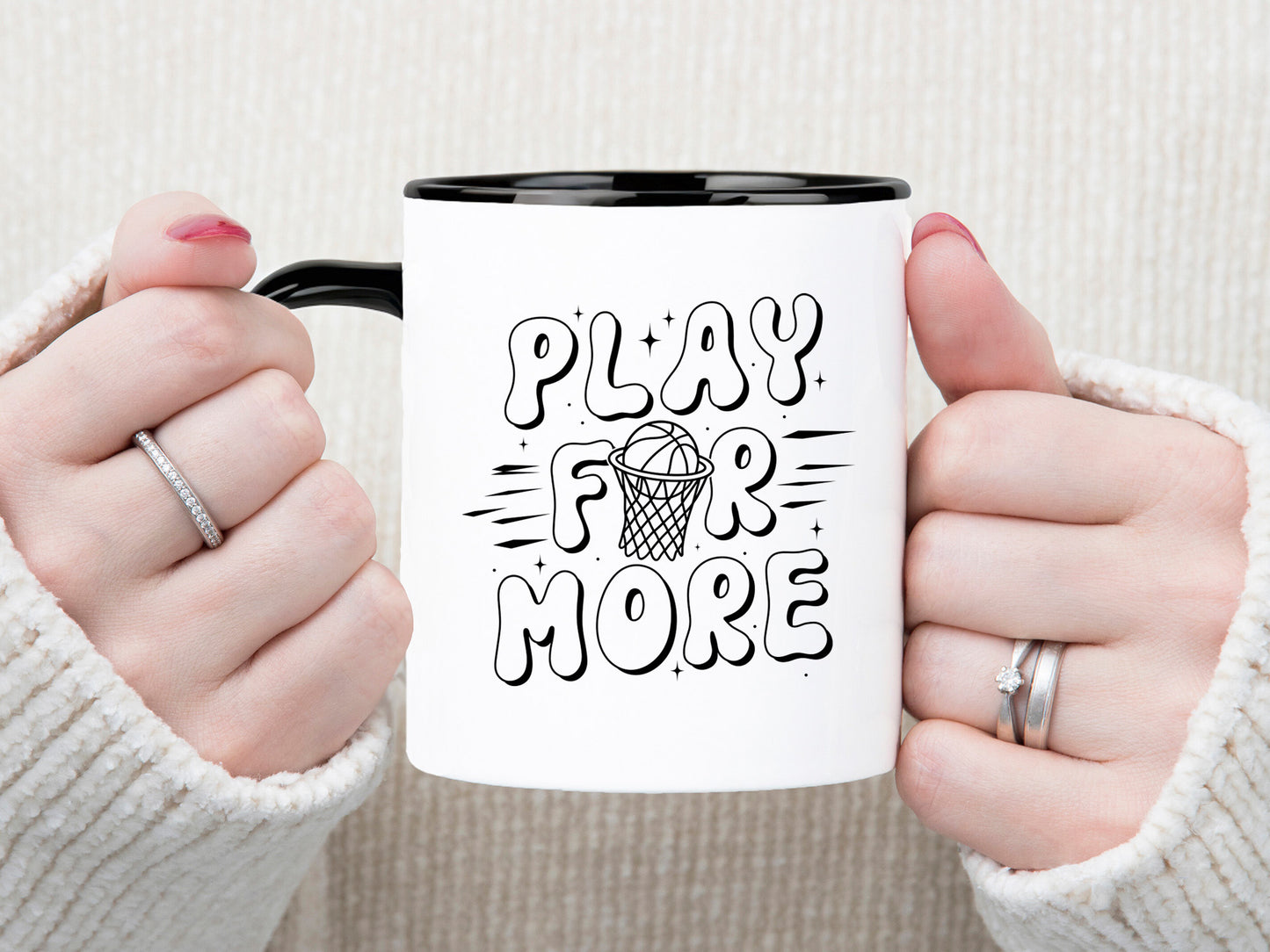 Play for More, Retro Basketball SVG