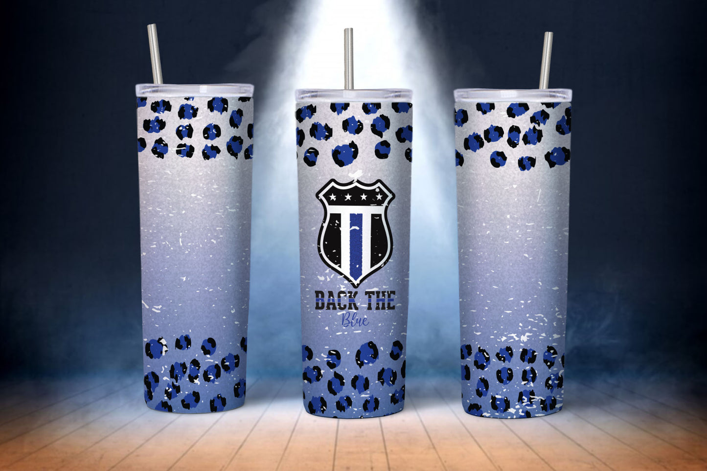 Police Tumbler Wraps Sublimation Bundle