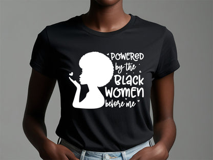 Powered By Black Women Before Me SVG