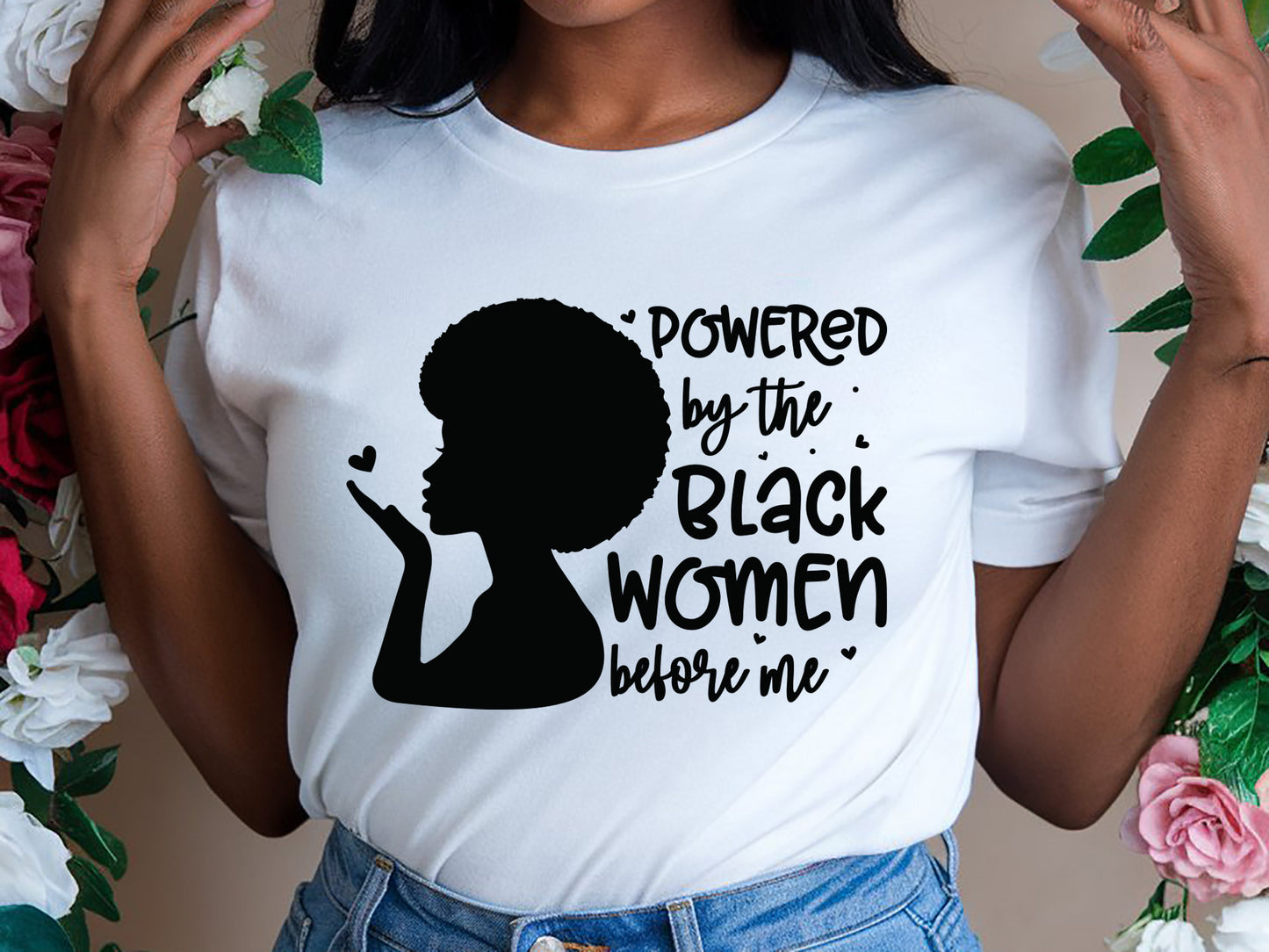 Powered By Black Women Before Me SVG