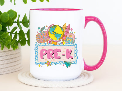 Pre-k, Back To School Preppy Sublimation PNG