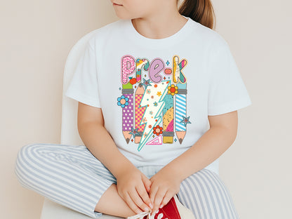 Pre-k, Preppy Back to School Sublimation Print