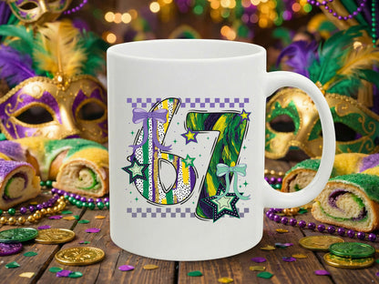 Preppy 67 Mardi Gras Sublimation Design