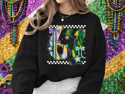 Preppy 67 Mardi Gras Sublimation Design