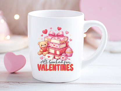 Preppy All Booked for Valentines Sublimation PNG