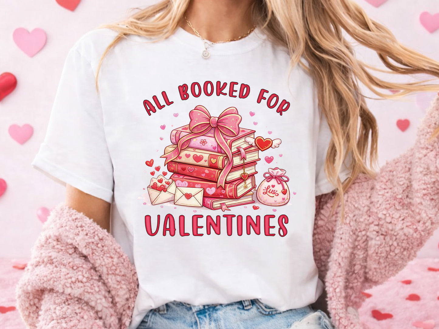 Preppy All Booked for Valentines Sublimation