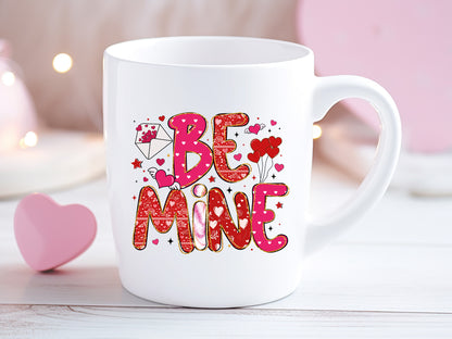 Preppy Be Mine Valentine Sublimation Design