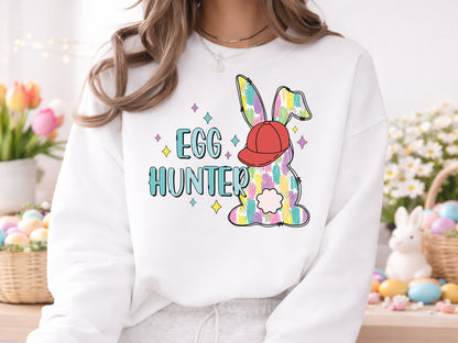 Preppy Bunny Easter Egg Hunter Sublimation