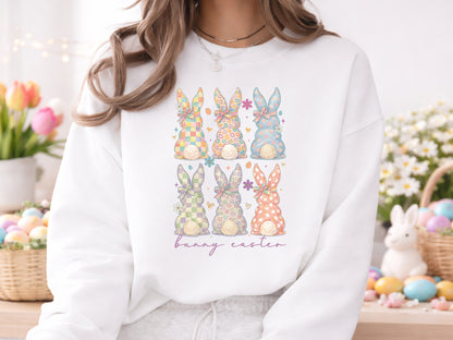 Preppy Bunny Easter Sublimation Print