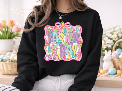 Preppy Coquette Easter Day Sublimation Print