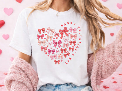 Preppy Coquette Happy Valentine's Day PNG