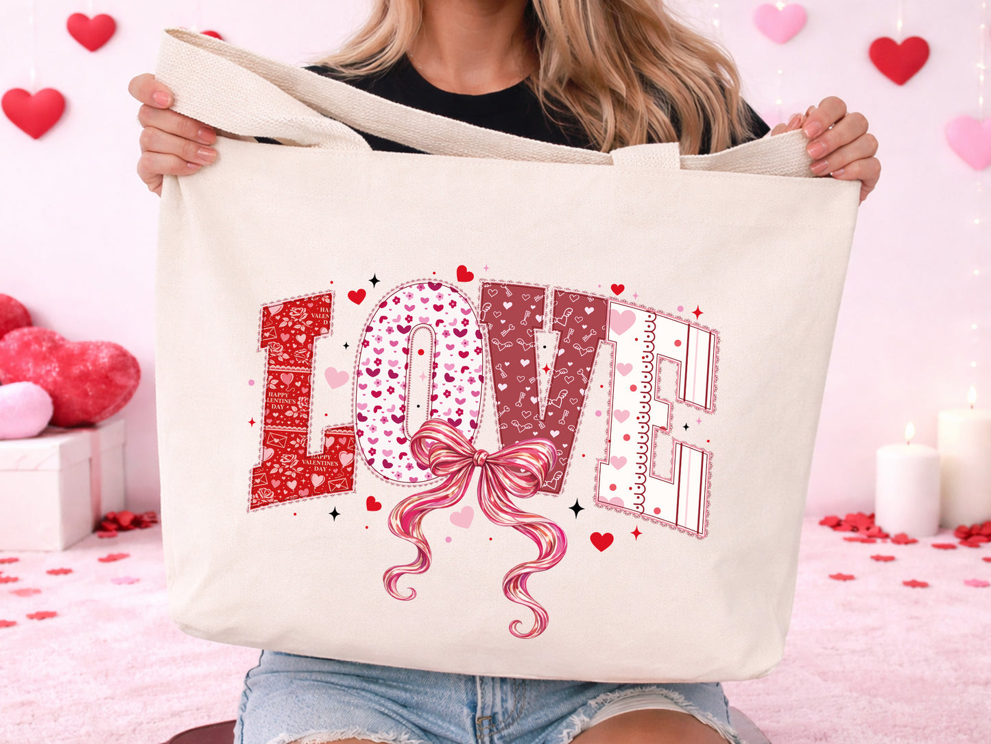 Preppy Coquette Love Valentine Sublimation
