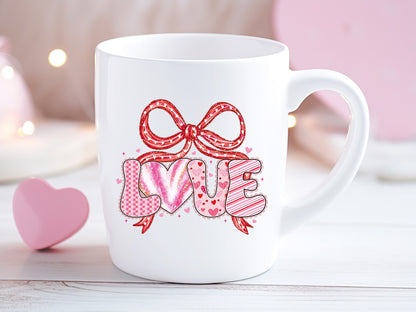 Preppy Coquette Love Valentine's Day Sublimation