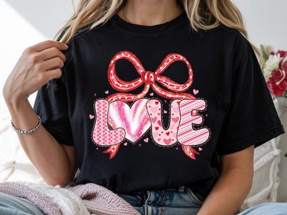 Preppy Coquette Love Valentine's Day Sublimation