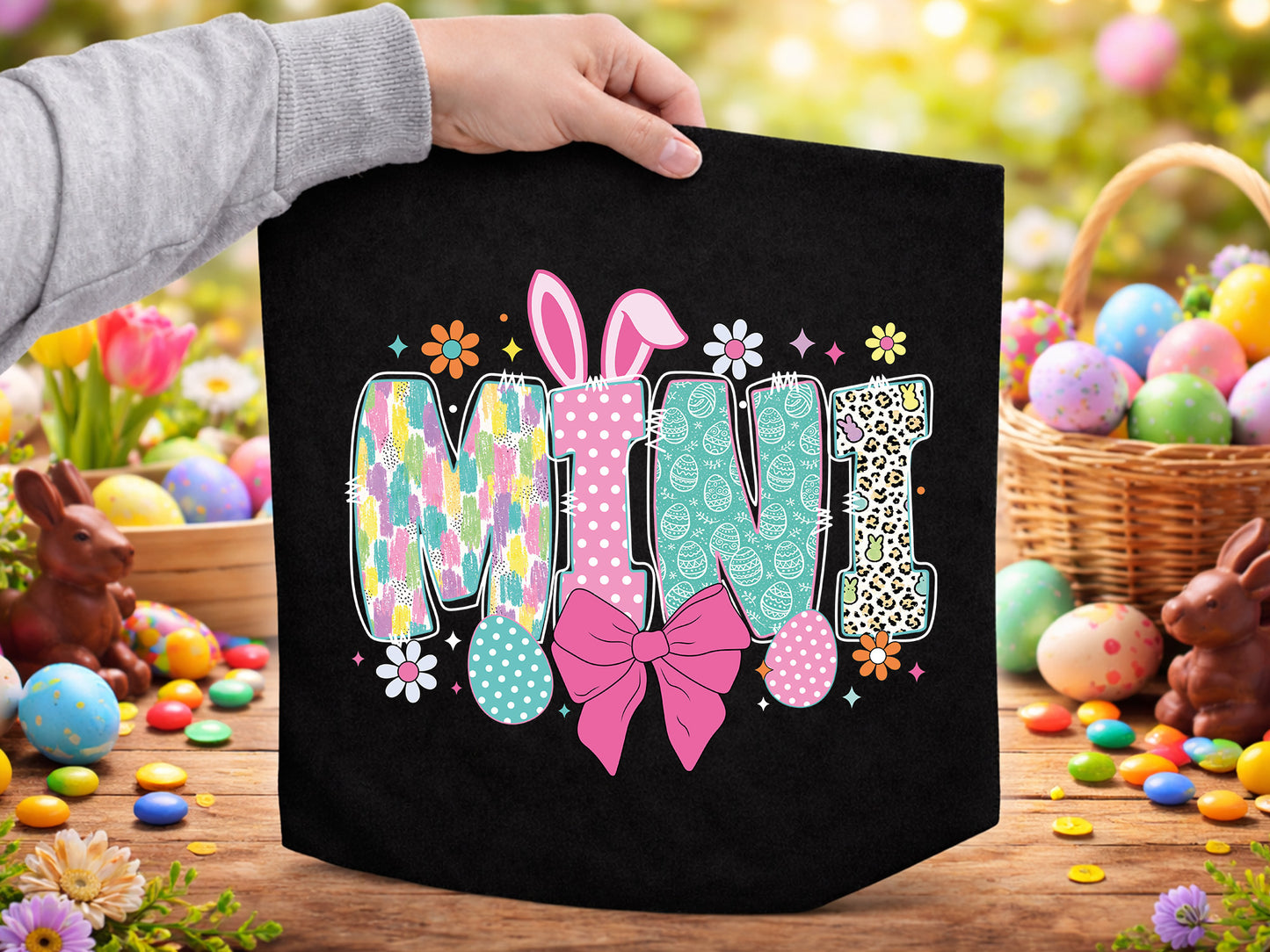 Preppy Coquette Mini Easter Sublimation PNG