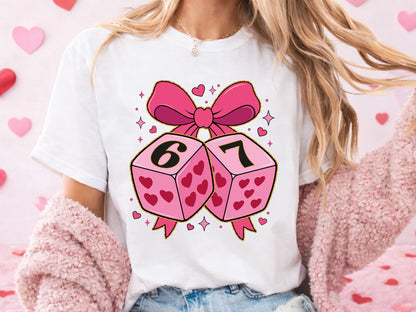 Preppy Coquette Playing Card Valentine PNG