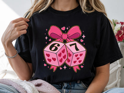 Preppy Coquette Playing Card Valentine PNG