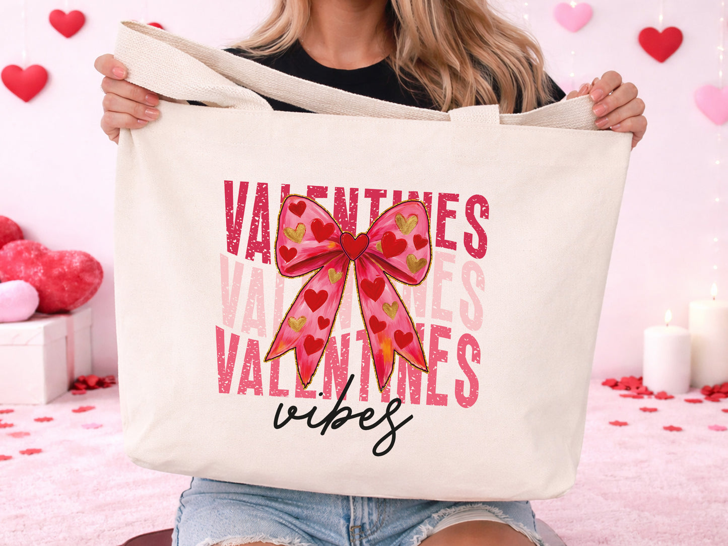 Preppy Coquette Valentines Vibes Sublimation