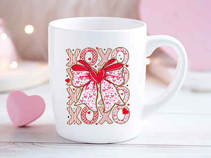 Preppy Coquette Xoxo Valentine Sublimation PNG